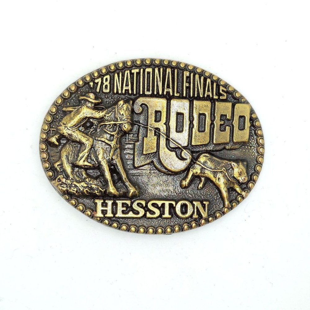 1978 National Finals Rodeo Belt Buckle Calf Roper